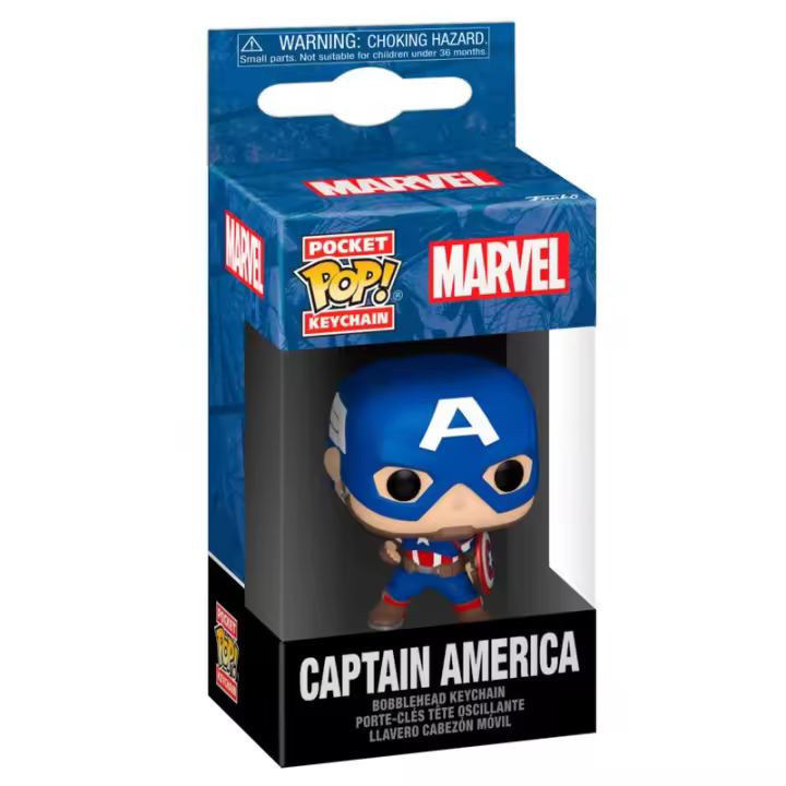 Llavero Pocket POP Marvel Capitan America Classics - 1