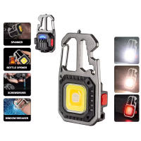 Linterna LED Portátil Mini Recargable Para Exteriores Con Lámpara De Trabajo COB Iluminación Para Camping Pesca Emergencia Seguridad - details 9