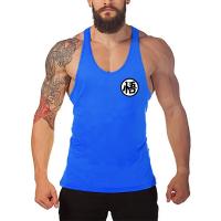 Top De Tanque Para Hombres Profesional Para Bodybuilding Estampado De Logo De Anime Japonés Y Wu Font Prenda De Gimnasio Con Dorsal Y Estilo Fitness Ropa De Verano Muscular Sin Capucha - details 4
