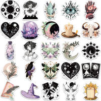 50 PCS Pegatinas Aestéticas De Hechicera Para Adultos Impermeables Vinilo Para Botella De Agua Portátil Teléfono Scrapbooks Y Diario De Hechicería - details 3