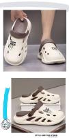 Clogs De Verano Para Hombres Zapatillas De Playa Moda Con Agujeros Sandalias De Exterior Zapatos Planos Suaves Y Ligeros Para El Hogar - details 9