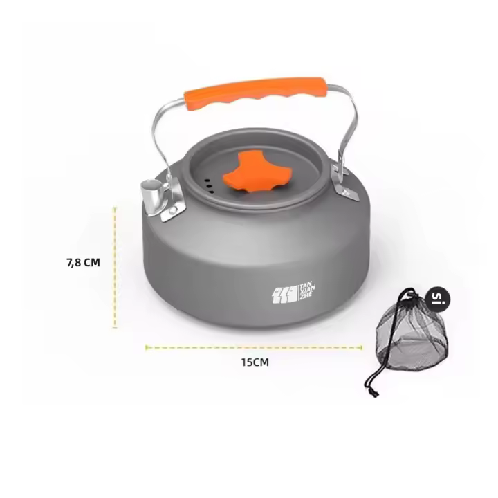 Juego De Cocina Plegable TXZ Para Camping Con Olla Fondo De Agua Sartén Y Olla De Sopa Estarter De Fuego Accesorio De Transición De Almacenamiento - 1