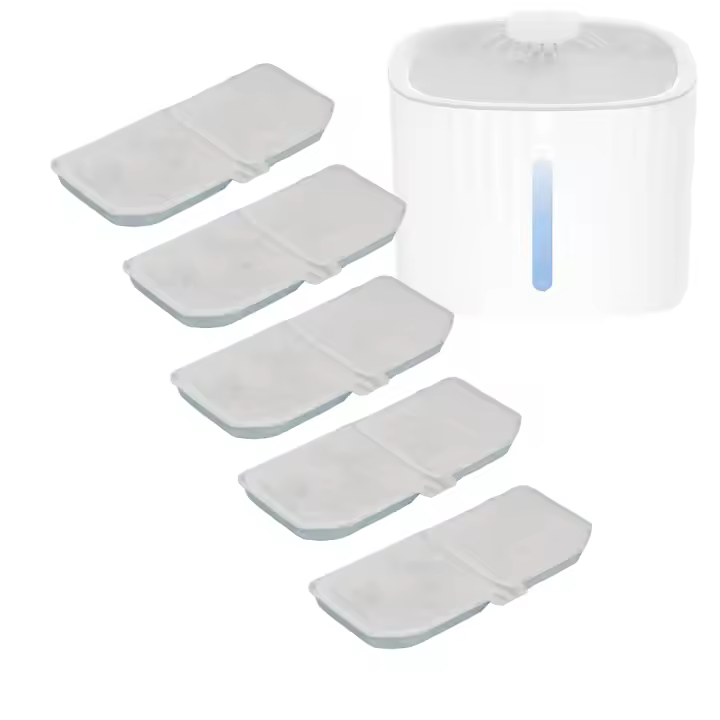 STARLYF Fuente de Agua para Perros y Gatos Pet Fountain, 3L, BPA Free, Silenciosa, Doble Filtro de carbón y luz Led, Conexión USB, Higiénico - 1