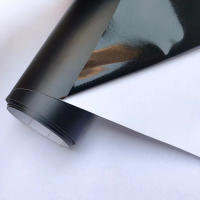 Película De Vinilo Mate Negro Premium Para Coche Adhesivo De Decalcomanía Para Ventanas Y Consolas De Coche Sin Burbujas - details 1
