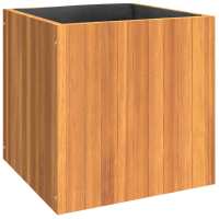 vidaXL Jardinera de madera maciza de acacia Dimensiones 25 x 25 x 25 cm,  35 x 35 x 35 cm,  45 x 45 x 45 cm y mas - details 3