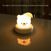 Lámpara Nocturna USB Con Detección De Golpes En Forma De Animal Decorativa Para Dormitorio Regalo Para Niños Luz De Ambiente Infantil - details 2