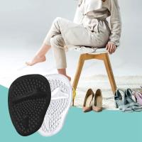 Suela De Silicona Media Para Mujer Almohadillas De Mezquita Alivio Del Esfuerzo En La Parte Delantera Del Pie Cómodas Y Antideslizantes Absorción De Choque Para Zapatos Cuidado Del Pie - details 1