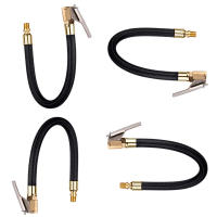 Adaptador De Tubo De Inflado De Neumáticos Para Bicicleta Y Coche 10/20/40/60cm Con Cerradura De Bloqueo Para Bomba De Aire Inflable Moto Auto - details 1