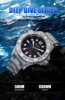 Reloj De Pulsera Mecánico Para Hombre FeelNever Sport De Natación Profesional Cristal De Zafiro Acero Inoxidable Resistente Al Agua 50Bar Con Fecha - details 0