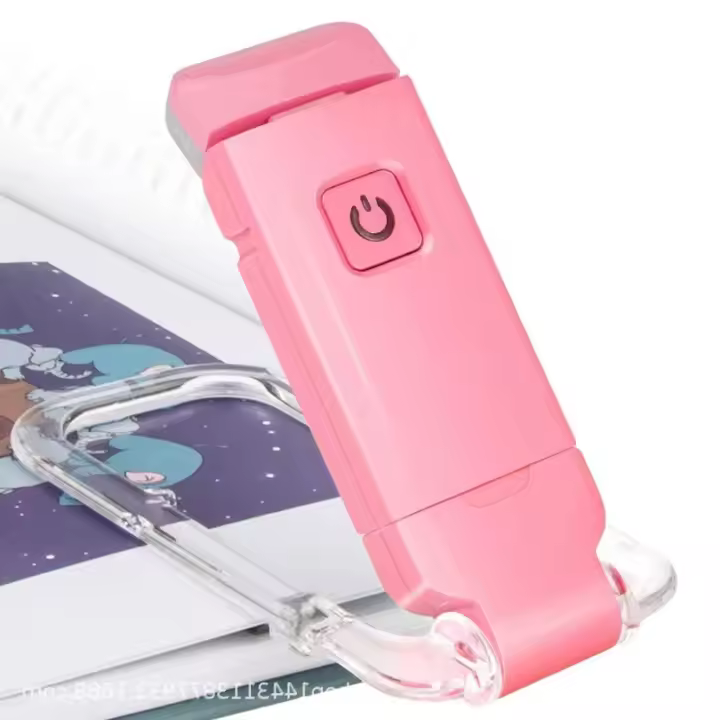 Lámpara De Lectura Mini LED Con Clip Recargable Por USB Protección Ocular Ajustable En Brillo Portátil Para Noche Y Libros - 1