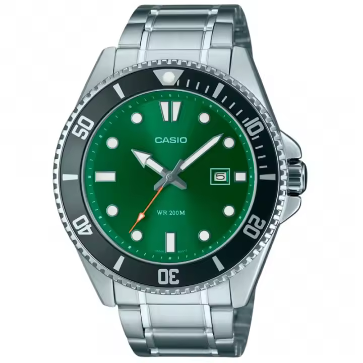 Reloj De Pulsera Casio Mdv-107d-3a2 Para Hombre Acero 200m - 1