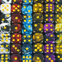 Juego De Dados D6 De Calidad Premium Con Puntos Redondos 12mm Colores Mixtos Pack De 10 Para Juegos De Mesa Y Tablero - details 2