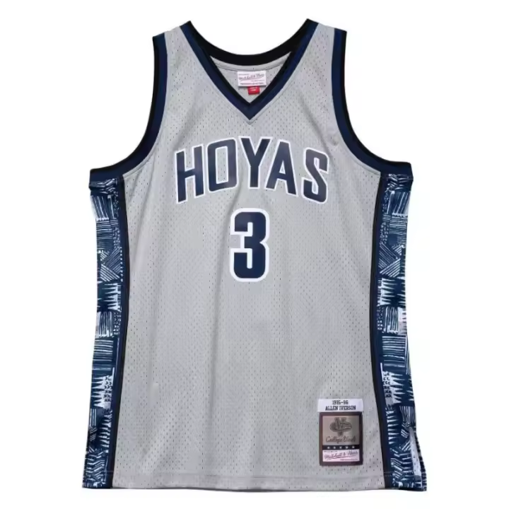 Camiseta Allen Iverson NCAA Georgetown University 1995 - Swingman Mitchell and Ness - 1