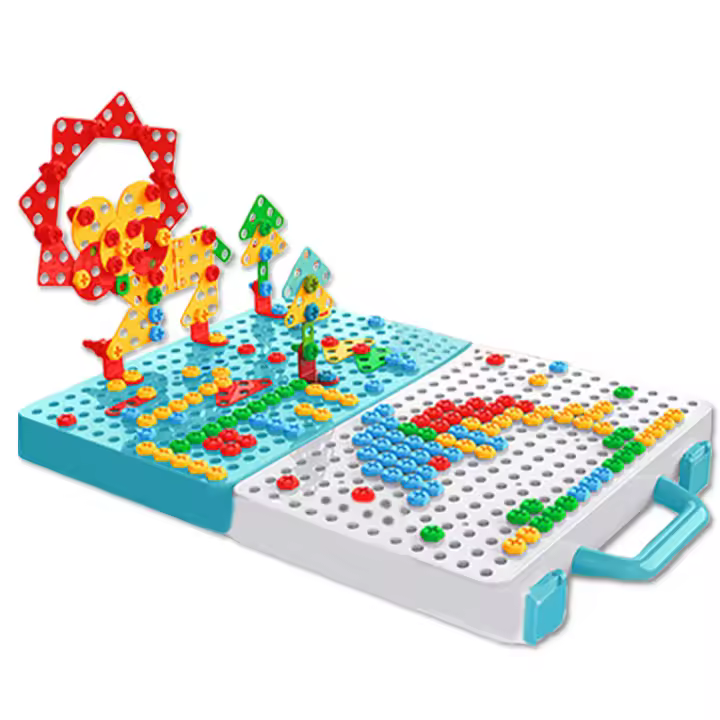 Juguete Educativo De Bricolaje Para Niños Herramientas Eléctricas De Desmontaje De Tornillos Juego De Bloques Construidos Para Niños De 3 a 12 Años Herramientas De Jardín - 1