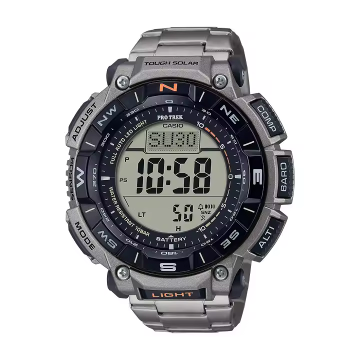 Casio Pro Trek PRG-340T-7ER: Reloj Deportivo Hombre Titanio - 1