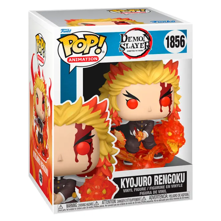 Figura Pop Demon Slayer Kimetsu No Yaiba Kyojuro Rengoku-Figura de Vinilo Coleccionable - Idea de Regalo- Mercancia Oficial - Juguetes para Niños y Adultos - Movies Fans - Muñeco para Coleccionistas y Exposición - 1