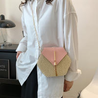 Bolso De Hombro Para Mujer Verano Moda Hecho a Mano De Paja Cruzbody Pequeño Mensajero Viaje Playa Tassel Bolso Monedero - details 7