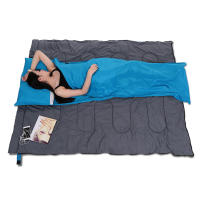 Bolsa De Dormir Portátil TOMSHOO 70x210CM Para Camping Y Senderismo Exterior Con Funda De Almohada Y Material De Poliéster Pongee Tamaño Estándar Para Adultos - details 3