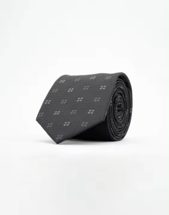 CORBATA ESTAMPADO GEOMETRICO ROMBO - 1