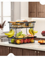 Cesta De Frutas Y Verduras De Metal Con Gancho Y Mango De Madera Organizador Desmontable Y Plegable Para Cocina - details 16