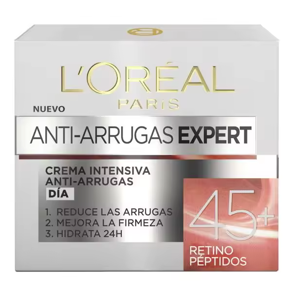 L'ORÉAL Crema Intensiva Día Anti-arrugas Expert  50 ml Hidratación, Firmeza y Reductor de Arrugas - 1
