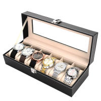 Caja De Relojes Organizador De 20 Slots En Cuero PU Para Hombres Caja De Exhibición De Relojes Regalo Con 61012 20 Espacios - details 23