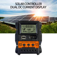 Controlador De Carga Solar Dual USB Con Pantalla LCD 30A-10A 12V/24V Para Panel Solar Y Batería Regulador De Energía - details 2