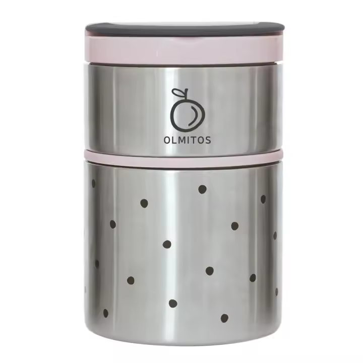 Termo Papillero para sólidos bebé Olmitos - 2 compartimentos de acero inox - 1