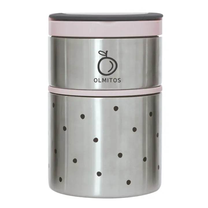 Termo Papillero para sólidos bebé Olmitos - 2 compartimentos de acero inox - 1
