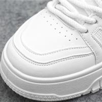 Zapatos De Deporte Para Hombre En Blanco Con Suela Gruesa Y Transpirables Zapatillas Casuales Ligeros Para Correr Y Tenis - details 1