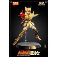 Bloques Originales Blokees Saint Seiya Figura De Acción Anime Modelo Dibujos Animados Para Niños Milo Escorpio Aiolia Leo Aries Mu 15cm DIY Construcción - details 8