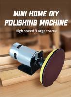 Mini Máquina De Pulir Eléctrica DIY Con Tablero De Trabajo Polipulidora Y Paño De Pulido Para Bricolaje Potencia 12V Velocidad Sin Carga 10000rpm - details 0
