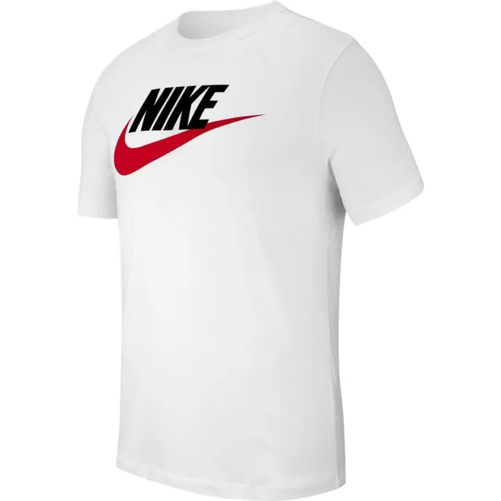 Camiseta NIKE M NSW TEE ICON FUTUA AR5004 100 Blanco - 1