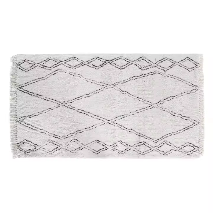 ALFOMBRA POLIESTER 140X200X0 1.200 GSM BEIGE TX210521 - 1