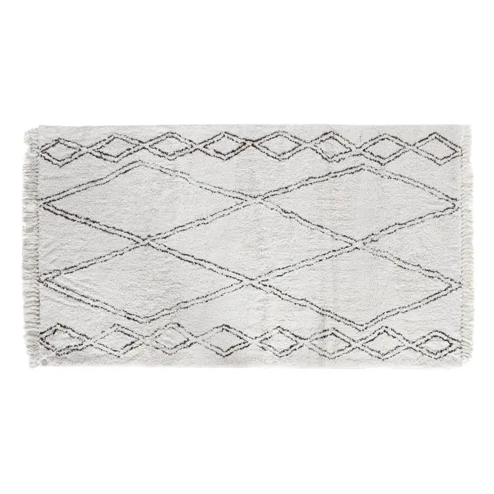 ALFOMBRA POLIESTER 140X200X0 1.200 GSM BEIGE TX210521 - 1