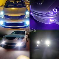 Faros LED Auto DRL COB 12V Luz Diurna Inalámbrica Para Coche Con Señal De Faros Y Luz De Fosa Luz Del Aire Angel Eyes Para Hyundai Accent - details 4