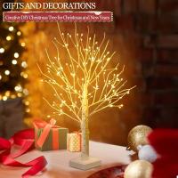 Árbol De Navidad Con 144 Lámparas LED Blanco Cálido Para Decoración De Fiestas Y Vacaciones Con Alimentación USB Regalo Para Halloween Y Pascua - details 4