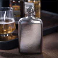 Botella De Bebida Portátil De Titanio 230ml Con Tapa De Sellado Y Funnel Ultra-Ligera Para Hombres Botella De Vino Y Whiskey - details 1