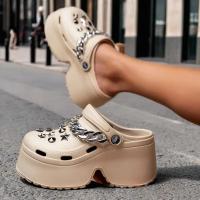 Sandalias De Talón Para Mujer Verano 2025 Con Cadena Y Plataforma Cómodas Para Jardín Y Moda Cierre Pull on Material EVA - details 3