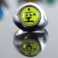 10PCS/set Anillos De Metal Anime Naruto Akatsuki Itachi Accesorios De Cosplay Juguetes Para Niños Figura De Acción Regalo - details 2
