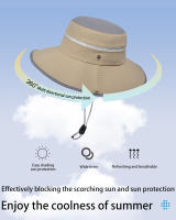 Sombrero De Pescador Xinbaoguan 100% Poliéster Para Hombre Y Mujer Con Amplia Sombrilla Protector Solar De Secado Rápido Colorido Para El Verano - details 5