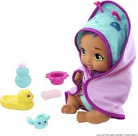 My Garden -  Baby Hora del baño - Muñeco de Juguete con toalla mariposa y accesorios - Regalo Original para niñas y niños mayores de 3años - details 0