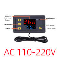 Termostato Digital Con Pantalla LED Control De Temperatura 20A DC 12V/24V AC110-220V Instrumento De Calor Y Enfriamiento Para El Hogar - details 7