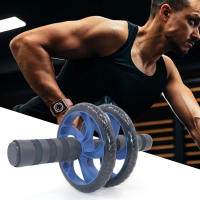 Rodillo De Abdominales Doble Rueda Antideslizante Entrenador De Músculos Abdominales Para Gimnasio Y Ejercicios En Casa Fitness Ab Roller - details 4