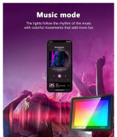 Floodlight Inteligente RGB TUYA Control Por App Y Voz 30W 50W 100W 220V AC Luz Exterior Para Jardín Fiesta Moderna IP66 - details 5