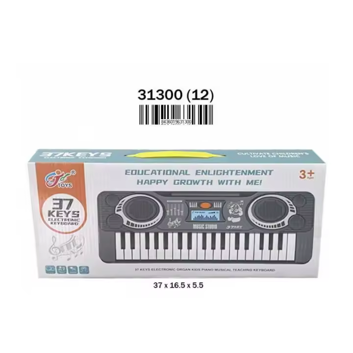 Piano Portátil Rama Tritton - 37 Teclas - Pequeño y Fácil de Transportar - 1