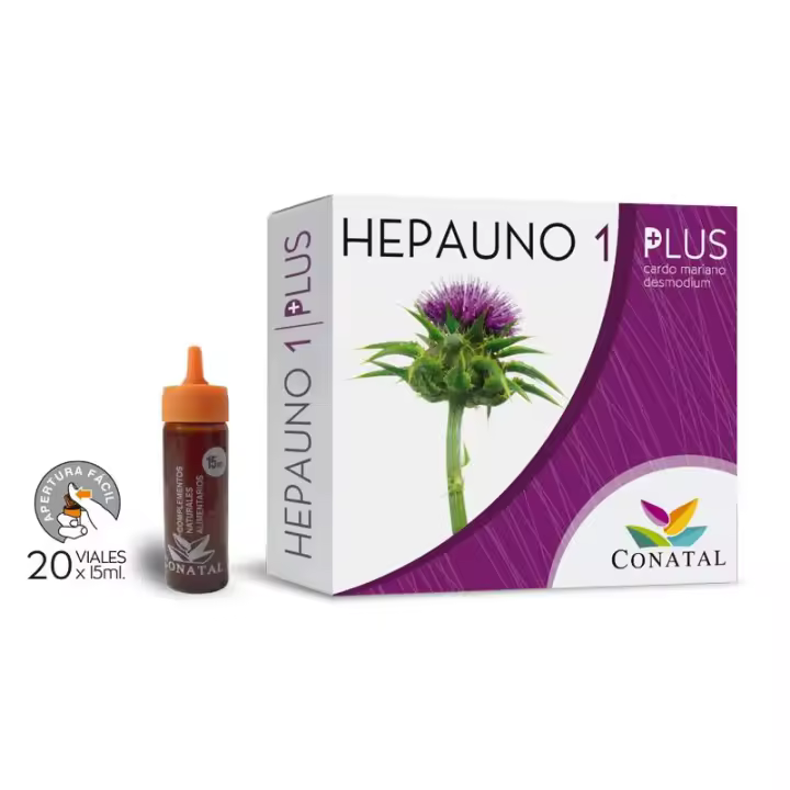 Conatal Hepauno1 Plus 20 Viales Depurativo Digestión Hígado - 1