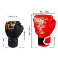 Guantes De Boxeo Para Adultos Hombres Y Mujeres Unisex Entrenamiento Y Ejercicio De Protección Deportiva De Cuero - details 10