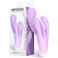 INTOYOU Brightlilac Vibrador Triple Motor Ergonomico Carga USB Silicona JUGUETES SEXUALES - details 0