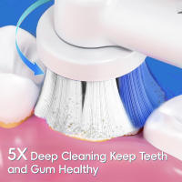 Cepillo De Dientes Eléctrico Con 6 Cabezas De Limpieza Y Estuche De Viaje 3 Modos Recargable Compatible Con Cabezas De Limpieza Oral B - details 5